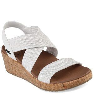 Womens Skechers Arch Fit Beverlee - Love Stays Wedge Sandal Size 10 Lid torn off